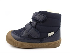 Wheat navy winter boot Daxi with TEX